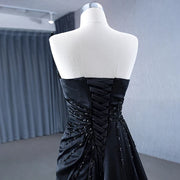 Gorgeous Strapless Satin A-Line Evening Dress