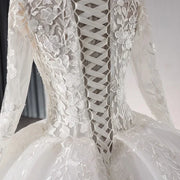 New Full Sleeves Wedding Dress