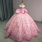 Appliqué & Sequins Gown Quinceañera Dress