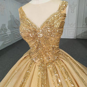 Gold Sweetheart  Elegant Quinceañera Dresses