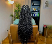Curly deep wave bulk human hair – 100% Brazilian hair for braiding, no weft extensions, perfect for Malaysian boho braids with natural curls