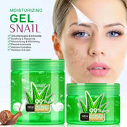 150ml 250ml Aloe Vera Gel Natural Snail Face Cream Deep Moisturize Hydration Revitalize Emolliency Smoothing Brighten Care Cream