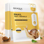 20pcs BIOAQUA Snail Hyaluronic Acid Face Mask skincare Moisturizing Hydrating Firming Facial Masks Face Skin Care Products