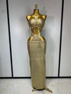 Enviousdesigns.shop Irene Sexy Backless Beaded Bodycon Bandage Dress