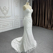 Strapless Sequin A-Line Wedding Dress