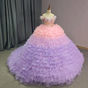 Exquisite Pink Quinceañera Dress