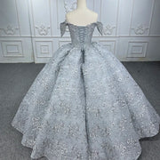 Organza Appliqué Ball Gown Quinceañera Dress