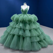 Green Ball Gown Quinceanera Dress