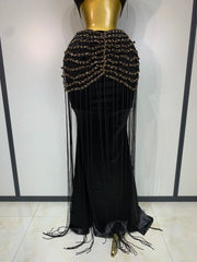 Envious Designs Marley sexy two-piece hollow out maxi skirt set for evening party styling