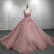 Flower Sleeveless Princess Quinceañera Dress