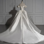 Puff Sleeves Gown Wedding Dress