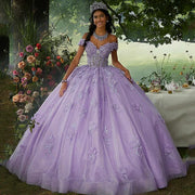 Appliques Sequined Quinceanera Dress