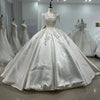 V-neck Long Sleeves Princess Wedding Dress