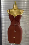 Lisa Sexy Strap Sequin Bodycon Mini Bandage Dress