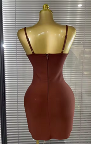Lisa Sexy Strap Sequin Bodycon Mini Bandage Dress