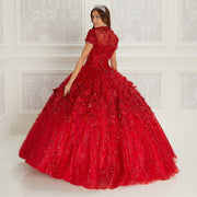 Off-Shoulder Sequin Quinceanera Dress 2024