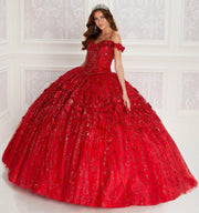 Off-Shoulder Sequin Quinceanera Dress 2024