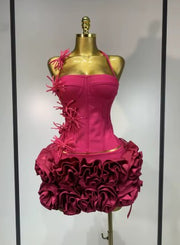 Rose Two-piece Mini Dress