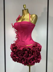 Rose Two-piece Mini Dress