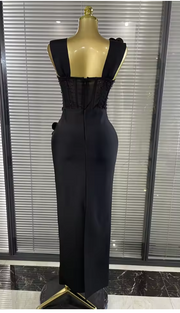Christie Pearl Floral Bandage Dress