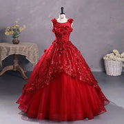 2024 Maria Novia Quinceañera Dress in Dark Pink