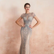 Stunning Beaded Elegant Evening Dress