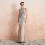 Stunning Beaded Elegant Evening Dress