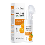 SAODER Fruits Facial Cleanser Face Wash Foam Face Massasge Cleansing Mossee Moisturizing Hydrating Facial Skin Care Products