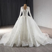 New Full Sleeves Wedding Dress