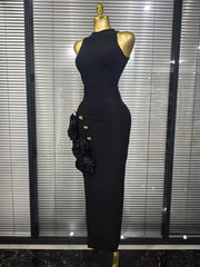 Shine in the Jeena sequin floral bodycon bandage maxi dress. Elegant evening gown for weddings, birthdays, cocktail parties, and formal events.