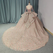 Elegant High Neck Quinceañera Dress