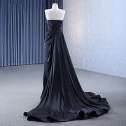 Gorgeous Strapless Satin A-Line Evening Dress