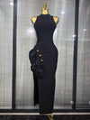 Shine in the Jeena sequin floral bodycon bandage maxi dress. Elegant evening gown for weddings, birthdays, cocktail parties, and formal events.