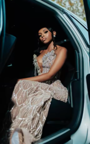 Strapless high split mermaid prom dress with elegant fitted design and floor-length style