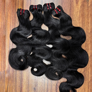 15A Raw Hair Bundles – Double Drawn 100% Human Hair Body Wave Extensions