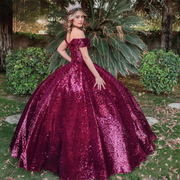 Shining Off Shoulder Princess Quinceanera Dress