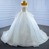 Banquet Beaded Hollow Lace Wedding Dress
