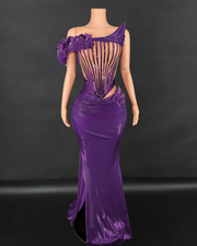 Ruby Red Evening Gown