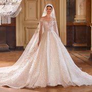 2024 Luxury Long Sleeve Princess Bridal Dress