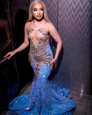 Shimmering Sequin Mermaid Gown