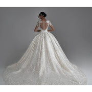 Royal Luxury Ball Gown Wedding Dress 2024