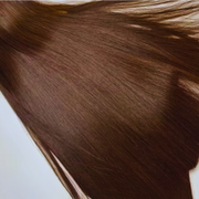 12A chocolate brown straight hair bundles – 100% Brazilian raw human hair extensions with silky smooth texture and natural shine