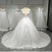 2024 Luxury Long Sleeve Princess Bridal Dress