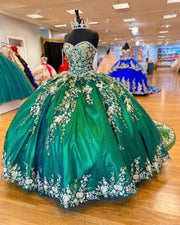 Sparkle Green Quinceanera Dress