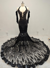 Kyra Black Mermaid Prom Gown-Ready to Ship