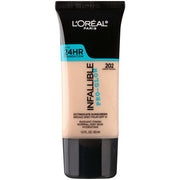 L'Oreal Paris Infallible Pro-Glow Liquid Foundation, 202 Creamy Natural, 1 fl oz