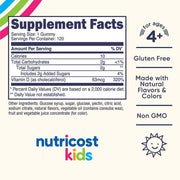 Nutricost Kids Vitamin D3 Gummies 2,500 IU (62.5mcg), 120 Gummies - Mixed Berry Flavored