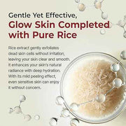 Dr.Melaxin Peel Shot Glow Black Rice Peeling Ampoule 80ml, Dead Skin Gentle Exfoliating Ampoule with Rice Water Extract, AHA BHA, Niacinamide, Daily Skin Texture Care, All Skin Types, Korean Skincare