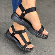 Colorful Wedge Sandals Summer Women Korean Style Fashion Breathable Plus Size Soft Bottom Platform Slippers Sandalias Para Mujer