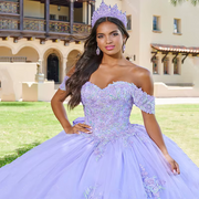 Appliques Sequined Quinceañera Dress